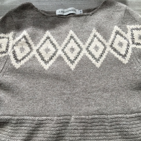 J.Davidson nordic wool sweater (women, s, tan) - Picture 4 of 5